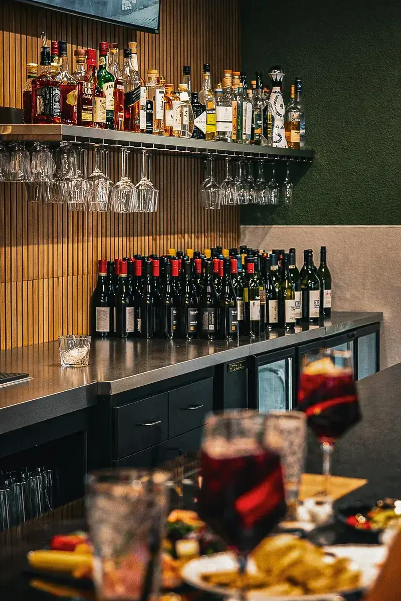 Wine bar interior at 20Twenty