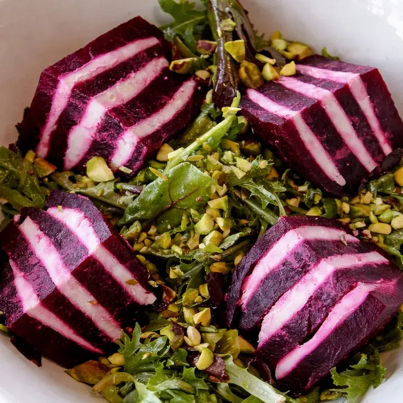 Roasted Beet and Goat Cheese Salad